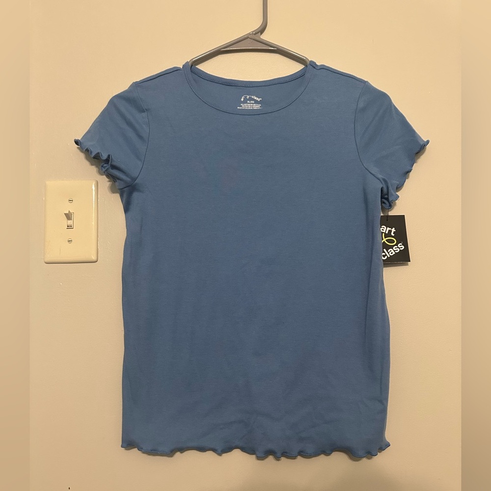 art class Blue Lettuce-Hem Short Sleeve Tee